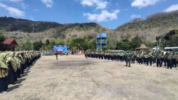 Babinsa Koramil 09/Prambanan Latih PBB Dan Wawasan Kebangsaan Santri Darul Arkom
