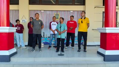 Danramil 01/Kota Klaten Hadiri Senam Bersama Forkopimcam Klaten Tengah, Dorong Sinergi Dan Hidup Sehat