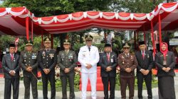 “Indonesia Berdaulat, Adil dan Makmur”, Dandim 0723/Klaten Hadiri Upacara HUT Ke-81 RI Di Klaten