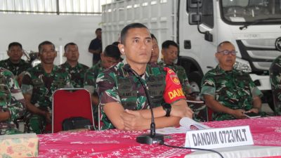 Dandim 0723/Klaten Ikuti Vicon Bersama Wapang TNI, Percepat Pembangunan KDKMP Di Seluruh Indonesia