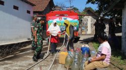 Kodim 0723/Klaten Salurkan Bantuan Air Bersih untuk Warga Lereng Merapi