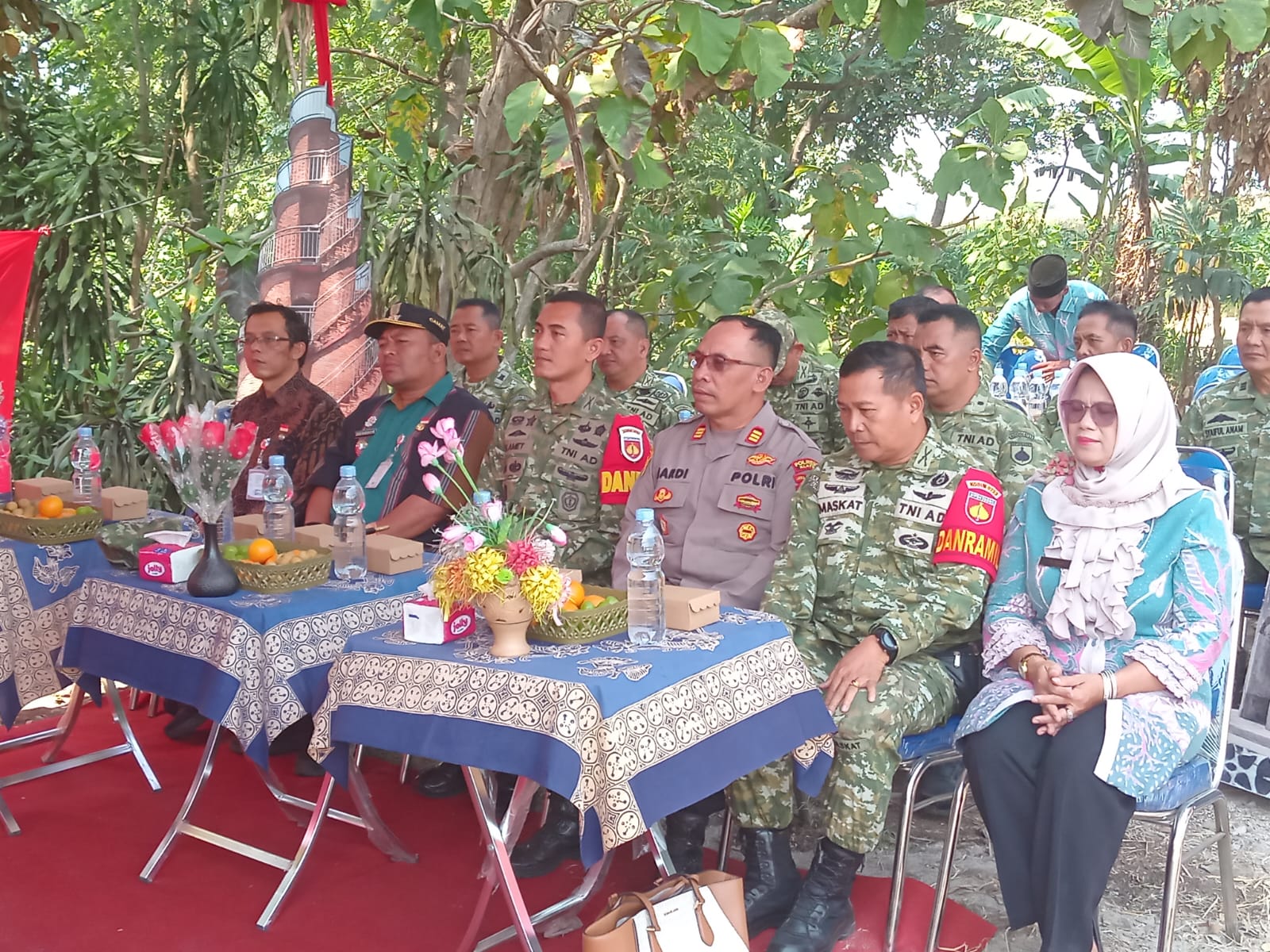 Dandim 0723/Klaten Ikuti Peresmian Serentak Jembatan Perintis Garuda oleh Presiden RI, Lima Jembatan Garuda Di Klaten Resmi Difungsikan