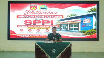 Sukseskan Program KDKMP, Dandim 0723/Klaten Beri Pengarahan SPPI