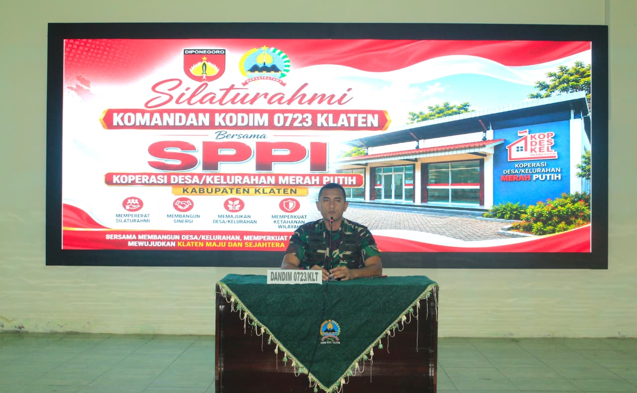 Sukseskan Program KDKMP, Dandim 0723/Klaten Beri Pengarahan SPPI