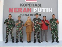 Dandim 0723/Klaten Tinjau KDKMP Desa Bener Dan Vicon Bersama Wapang TNI