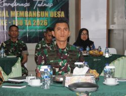 Dandim Klaten Ikuti Vicon Rakornis TMMD Ke-CXXX
