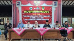 Bahas RKPDes, Babinsa Koramil Prambanan Klaten Hadiri Musrenbangdes Kebondalem Kidul