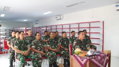 Dandim Klaten Ikuti Vicon Evaluasi Percepatan Pembangunan KDKMP Bersama Wapang TNI