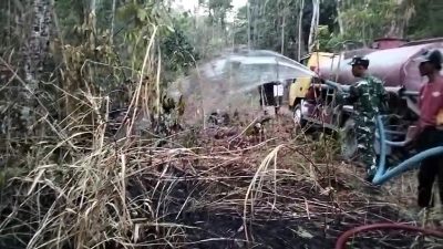 Api Lahap Ladang Kering Di Kemalang Klaten, Babinsa dan Damkar Cegah Kebakaran Meluas Api Lahap Ladang Kering Di Kemalang Klaten, Babinsa dan Damkar Cegah Kebakaran Meluas