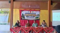 Perkuat Kesiapsiagaan, Babinsa Brangkal hadiri Peningkatan Kapasitas Linmas Desa Brangkal