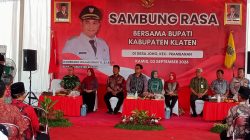 Danramil 09/Prambanan Hadiri Sambung Roso Bupati Klaten Di Desa Joho