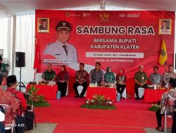Danramil 09/Prambanan Hadiri Sambung Roso Bupati Klaten Di Desa Joho