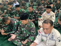 Kodim 0723/Klaten Gelar Doa Bersama Sambut HUT Ke-81 TNI Dan HUT Ke-76 Kodam IV/Diponegoro