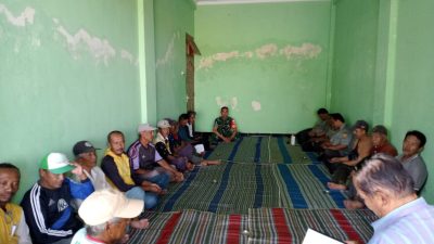 Babinsa Koramil 06/Kebonarum Hadiri Pertemuan Kelompok Tani Sumber Makmur Desa Gondang