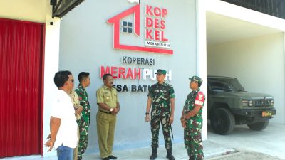 Dandim 0723/Klaten Ikuti Vicon Percepatan Pembangunan KDKMP Di Desa Baturan