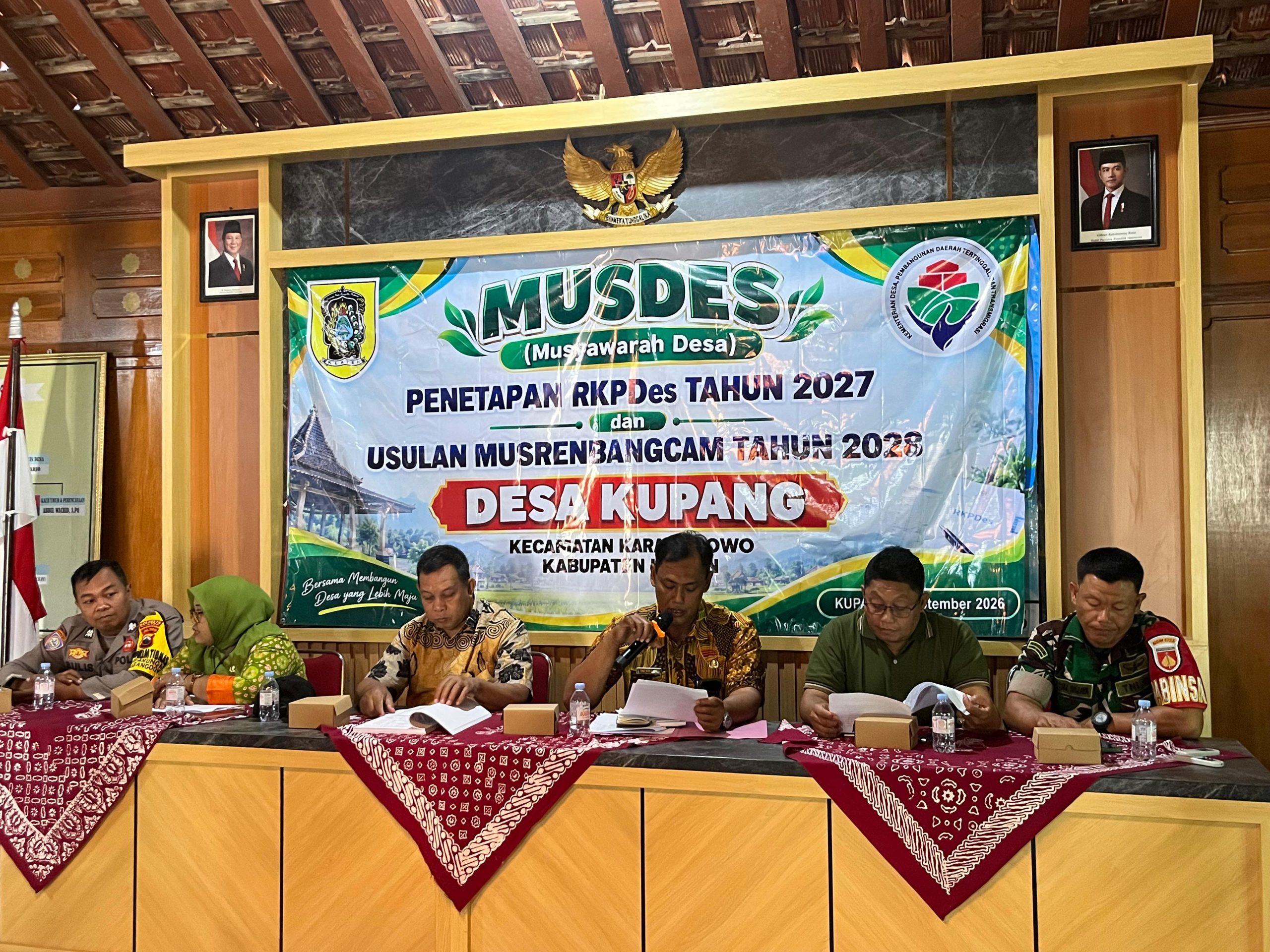 Musrenbangdes Desa Kupang Bahas RPJMDes, Perubahan RKPDes 2026 dan RKPDes 2027