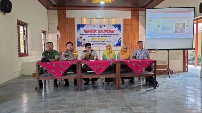 Babinsa Pugeran Hadiri Rembug Stunting, Perkuat Sinergi Pencegahan Stunting Di Desa