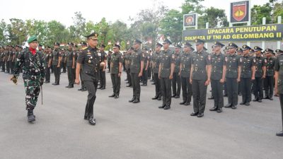 839 Prajurit TNI AD Resmi Dilantik, Pangdam IV/Diponegoro Tutup Dikmata Gelombang II 2026