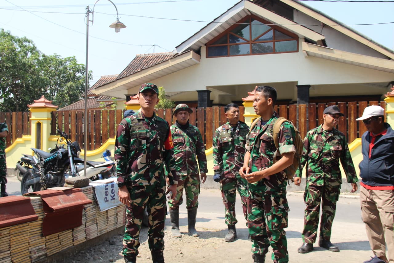 Cek Sasaran Fisik TMMD Reg 130, Dandim Klaten Tinjau Lokasi Di Trucuk