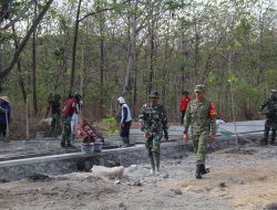 Dansatgas TMMD Reguler ke-130 Tinjau Betonisasi, Kodim Klaten Dorong Pembangunan Desa Trucuk