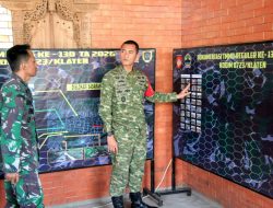 Dandim Klaten Tinjau Posko TMMD Reguler ke-130, Pastikan Progres Pembangunan di Desa Trucuk