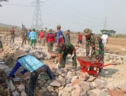 Pembangunan Talud Jadi Salah Satu Sasaran TMMD Reguler ke-130 Kodim 0723/Klaten