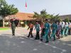 Babinsa Koramil 17/Karangdowo Latih PBB Dasar Kepemimpinan OSIS SMPN 3 Karangdowo