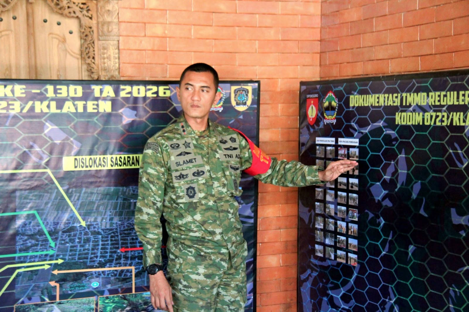 Posko TMMD Reguler ke-130 Jadi Pusat Kendali Operasi Satgas Kodim 0723/Klaten