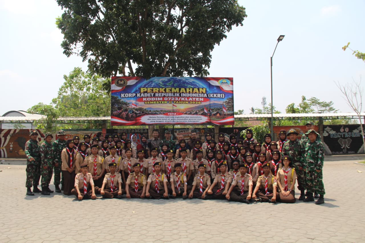 Kodim 0723/Klaten Gelar Perjusami KKRI Di SMA Negeri 1 Karanganom