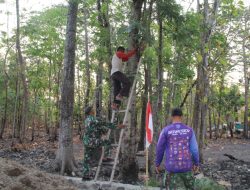 Kodim 0723/Klaten Persiapkan Pembukaan TMMD Reguler ke-130 Melalui Gotong Royong Bersama Warga