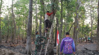 Kodim 0723/Klaten Persiapkan Pembukaan TMMD Reguler ke-130 Melalui Gotong Royong Bersama Warga