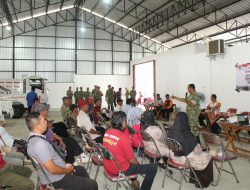 Tim Wasev Mabesad Tinjau Penyuluhan Wawasan Kebangsaan dalam TMMD Reg 130 Kodim Klaten