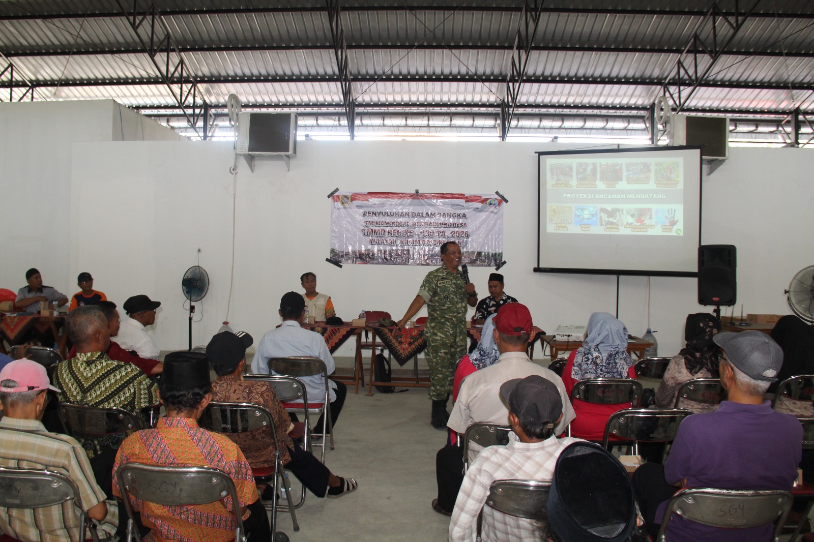 Penyuluhan Bela Negara TMMD Kodim Klaten Dorong Warga Aktif Menjaga Lingkungan