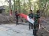 Gotong Royong Warga Desa Trucuk Dukung Persiapan Pembukaan TMMD Reguler ke-130