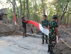 Gotong Royong Warga Desa Trucuk Dukung Persiapan Pembukaan TMMD Reguler ke-130