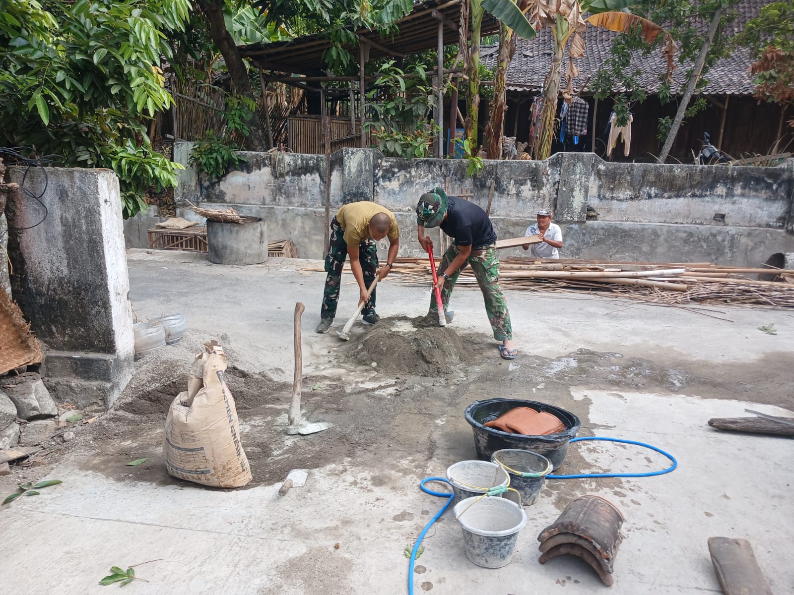 Satgas TMMD Kodim Klaten Perhatikan Kualitas Infrastruktur