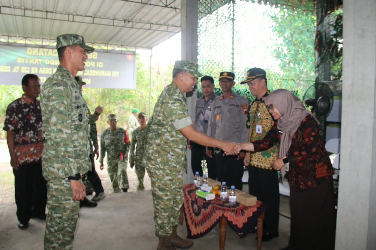  Pemdes Trucuk Sambut Kunjungan Tim Wasev Mabesad, Dukung TMMD Kodim 0723/Klaten