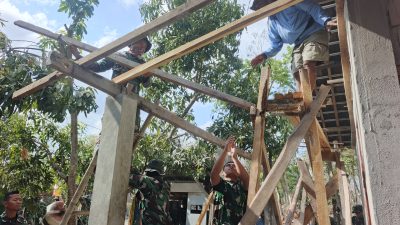 Pembangunan RTLH TMMD 130 Kodim Klaten Berikan Hunian Layak