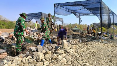 TMMD Reguler ke-130 Hadirkan Pembangunan Talud Bagi Masyarakat Trucuk