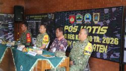 Dansatgas TMMD Kodim Klaten Paparkan Progres Pembangunan kepada Tim Wasev Mabesad Dansatgas TMMD Kodim Klaten Paparkan Progres Pembangunan kepada Tim Wasev Mabesad