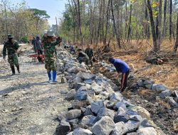 Talud dan Jalan Beton TMMD Diharapkan Saling Mendukung Infrastruktur Desa
