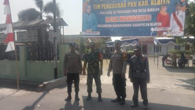 Babinsa Kodim Klaten Dampingi Evaluasi 10 Program PKK Di Karangdowo Babinsa Kodim Klaten Dampingi Evaluasi 10 Program PKK Di Karangdowo