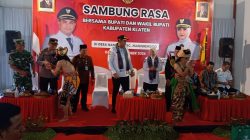Danramil 12/Manisrenggo Hadiri Sambung Rasa Bupati Klaten, Harapkan Aspirasi Masyarakat Tersampaikan