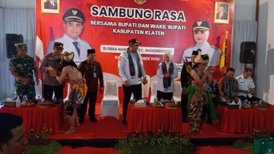 Danramil 12/Manisrenggo Hadiri Sambung Rasa Bupati Klaten, Harapkan Aspirasi Masyarakat Tersampaikan