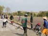 TNI dan Warga Bahu-Membahu Kerjakan Betonisasi Jalan Desa Trucuk