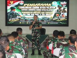 Dandim 0723/Klaten Tekankan Babinsa Sosialisasikan Penerimaan Bintara Dan Tamtama TNI AD, Gratis Tanpa Biaya
