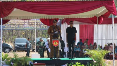 TMMD Reguler ke-130 Di Desa Trucuk Wilayah Kodim 0723/Klaten Dibuka Bupati TMMD Reguler ke-130 Di Desa Trucuk Wilayah Kodim 0723/Klaten Dibuka Bupati