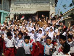 Sambutan Anak-Anak dan Siswa Sekolah Warnai Kehadiran TMMD di Desa Trucuk